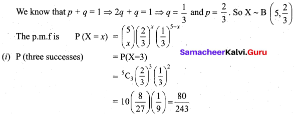 Samacheer Kalvi 12th Business Maths Solutions Chapter 7 Probability Distributions Ex 7.1 Q20