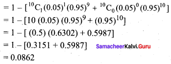 Samacheer Kalvi 12th Business Maths Solutions Chapter 7 Probability Distributions Ex 7.1 Q6.1