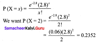 Samacheer Kalvi 12th Business Maths Solutions Chapter 7 Probability Distributions Ex 7.2 Q6