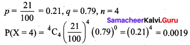 Samacheer Kalvi 12th Business Maths Solutions Chapter 7 Probability Distributions Ex 7.4 Q19