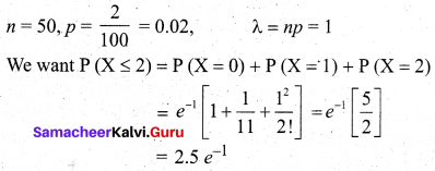 Samacheer Kalvi 12th Business Maths Solutions Chapter 7 Probability Distributions Ex 7.4 Q8