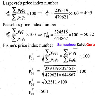 Samacheer Kalvi 12th Business Maths Solutions Chapter 9 Applied Statistics Miscellaneous Problems 10