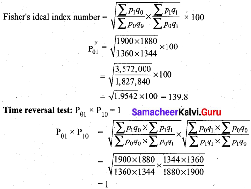 Samacheer Kalvi 12th Business Maths Solutions Chapter 9 Applied Statistics Miscellaneous Problems 13