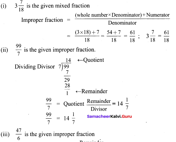 Samacheer Kalvi 6th Maths Solutions Term 3 Chapter 1 Fractions Ex 1.1 8