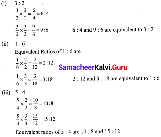 Samacheer Kalvi 6th Maths Term 1 Chapter 3 Ratio and Proportion Ex 3.2 Q4