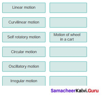 Samacheer Kalvi 6th Science Solutions Term 1 Chapter 2 Force and Motion 7