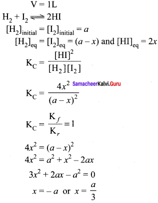 Samacheer Kalvi 11th Chemistry Solutions Chapter 8 Physical and Chemical Equilibrium-132
