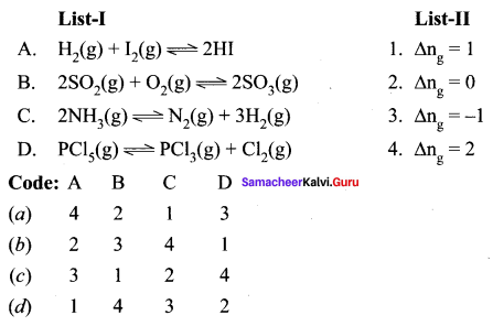 Samacheer Kalvi 11th Chemistry Solutions Chapter 8 Physical and Chemical Equilibrium-26