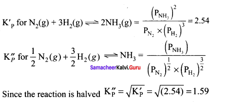 Samacheer Kalvi 11th Chemistry Solutions Chapter 8 Physical and Chemical Equilibrium-37