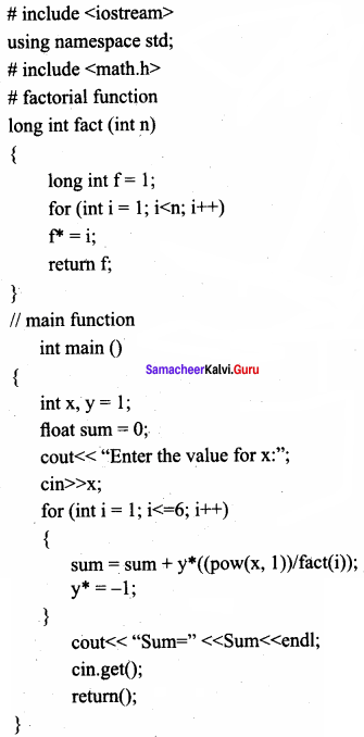 Samacheer Kalvi 11th Computer Science Solutions Chapter 10 Flow of Control 13