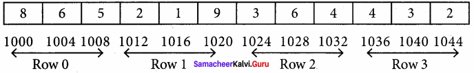 Samacheer Kalvi 11th Computer Science Solutions Chapter 12 Arrays and Structures 15