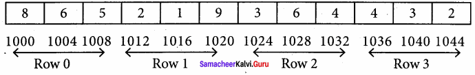 Samacheer Kalvi 11th Computer Science Solutions Chapter 12 Arrays and Structures 22