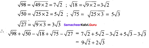 Samacheer Kalvi 11th Maths Solutions Chapter 2 Basic Algebra Ex 2.11 23