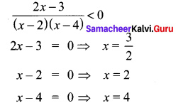Samacheer Kalvi 11th Maths Solutions Chapter 2 Basic Algebra Ex 2.8 4