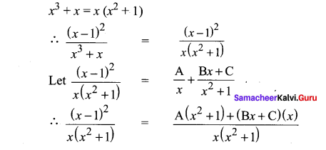 Samacheer Kalvi 11th Maths Solutions Chapter 2 Basic Algebra Ex 2.9 11