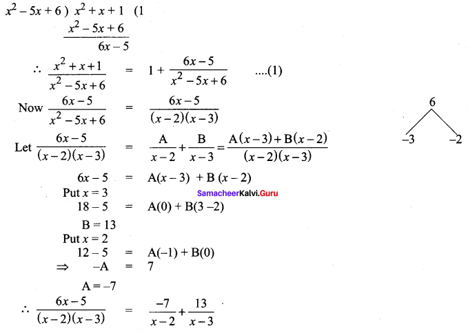 Samacheer Kalvi 11th Maths Solutions Chapter 2 Basic Algebra Ex 2.9 14