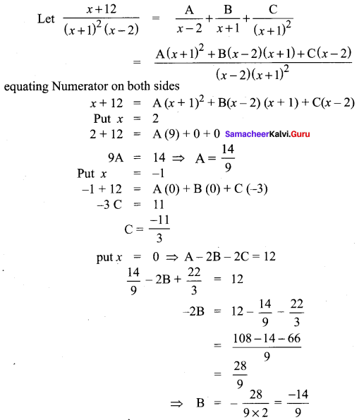 Samacheer Kalvi 11th Maths Solutions Chapter 2 Basic Algebra Ex 2.9 19
