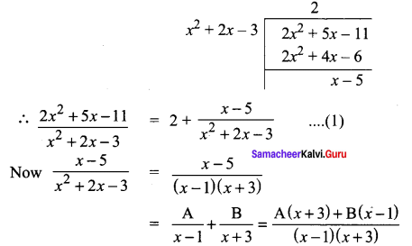 Samacheer Kalvi 11th Maths Solutions Chapter 2 Basic Algebra Ex 2.9 25