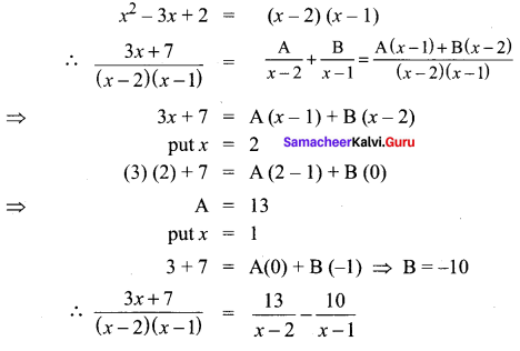Samacheer Kalvi 11th Maths Solutions Chapter 2 Basic Algebra Ex 2.9 30
