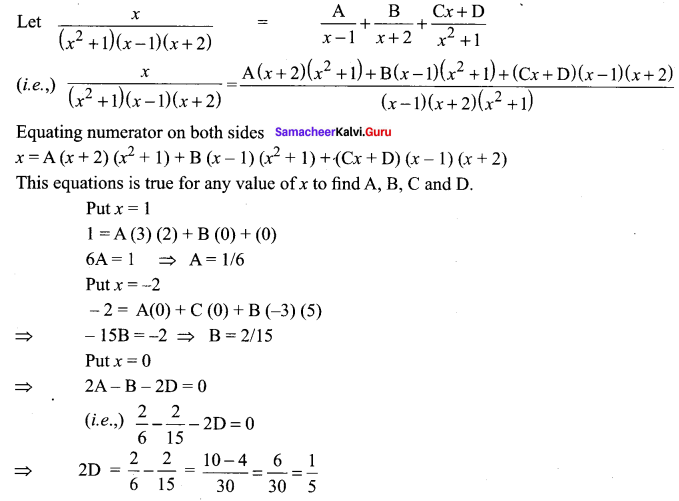 Samacheer Kalvi 11th Maths Solutions Chapter 2 Basic Algebra Ex 2.9 45
