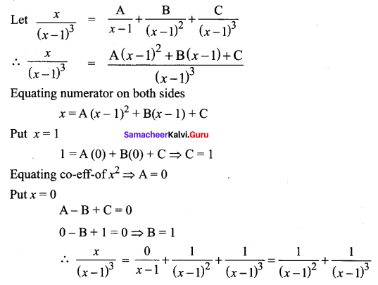Samacheer Kalvi 11th Maths Solutions Chapter 2 Basic Algebra Ex 2.9 7