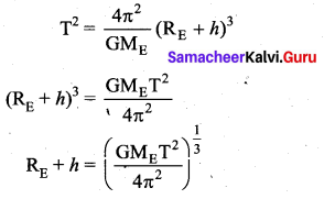 Samacheer Kalvi 11th Physics Solutions Chapter 6 Gravitation 102