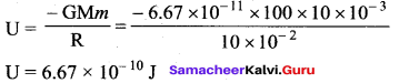 Samacheer Kalvi 11th Physics Solutions Chapter 6 Gravitation 11