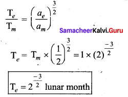 Samacheer Kalvi 11th Physics Solutions Chapter 6 Gravitation 4