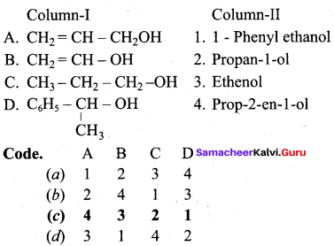 Samacheer Kalvi 12th Chemistry Solutions Chapter 11 Hydroxy Compounds and Ethers-126