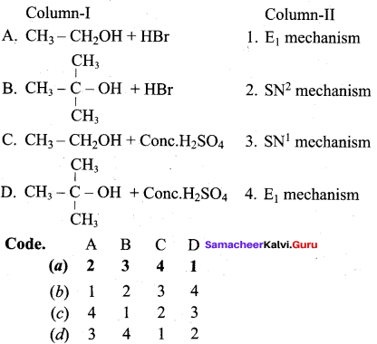 Samacheer Kalvi 12th Chemistry Solutions Chapter 11 Hydroxy Compounds and Ethers-130