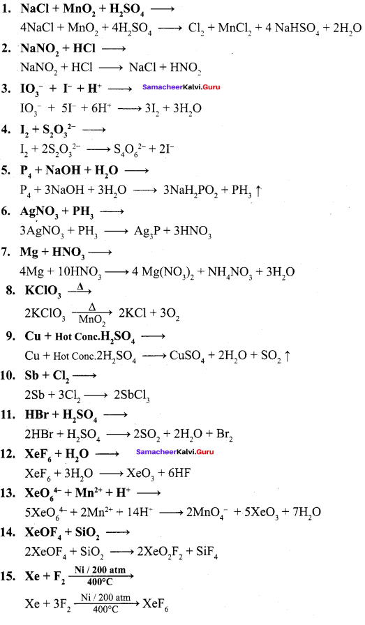 Samacheer Kalvi 12th Chemistry Solutions Chapter 3 p-Block Elements - II img-8
