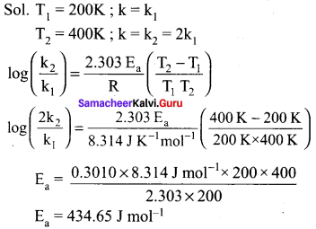 Samacheer Kalvi 12th Chemistry Solutions Chapter 7 Chemical Kinetics-10