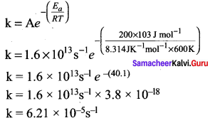 Samacheer Kalvi 12th Chemistry Solutions Chapter 7 Chemical Kinetics-37