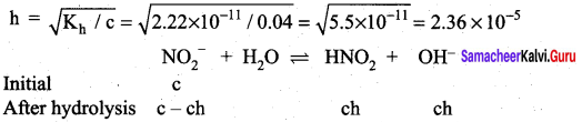 Samacheer Kalvi 12th Chemistry Solutions Chapter 8 Ionic Equilibrium-124