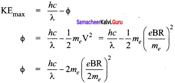 Samacheer Kalvi 12th Physics Solutions Chapter 7 Dual Nature of Radiation and Matter-19