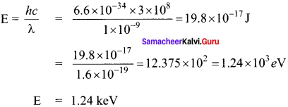 Samacheer Kalvi 12th Physics Solutions Chapter 7 Dual Nature of Radiation and Matter-54