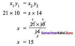 Samacheer Kalvi 7th Maths Solutions Term 1 Chapter 4 Direct and Inverse Proportion Ex 4.3 38