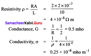 Samacheer Kalvi 10th Science Solutions Chapter 4 Electricity 1