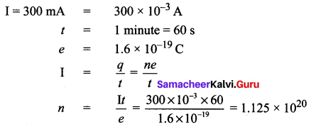 Samacheer Kalvi 10th Science Solutions Chapter 4 Electricity 16